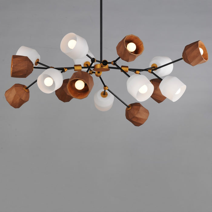 Maxim 28279DBZAB LED Pendant, Dark Bronze/Antique Brass