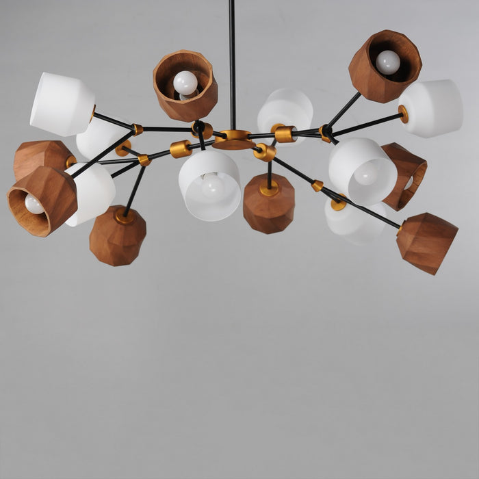 Maxim 28279DBZAB LED Pendant, Dark Bronze/Antique Brass