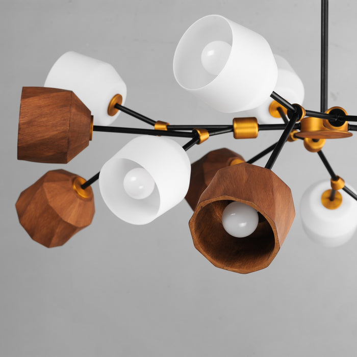 Maxim 28279DBZAB LED Pendant, Dark Bronze/Antique Brass