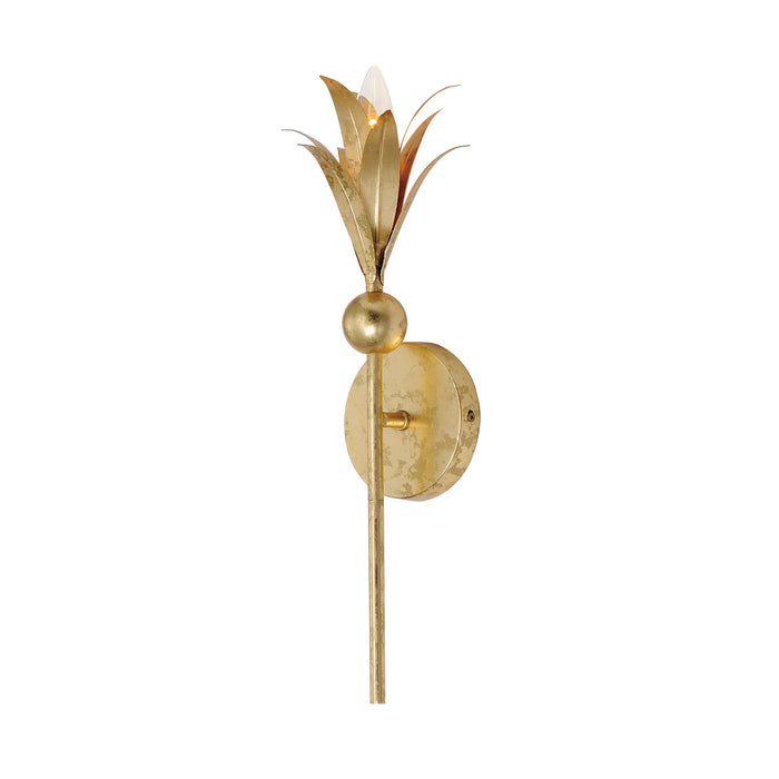 Maxim 2881GL One Light Wall Sconce, Gold Leaf