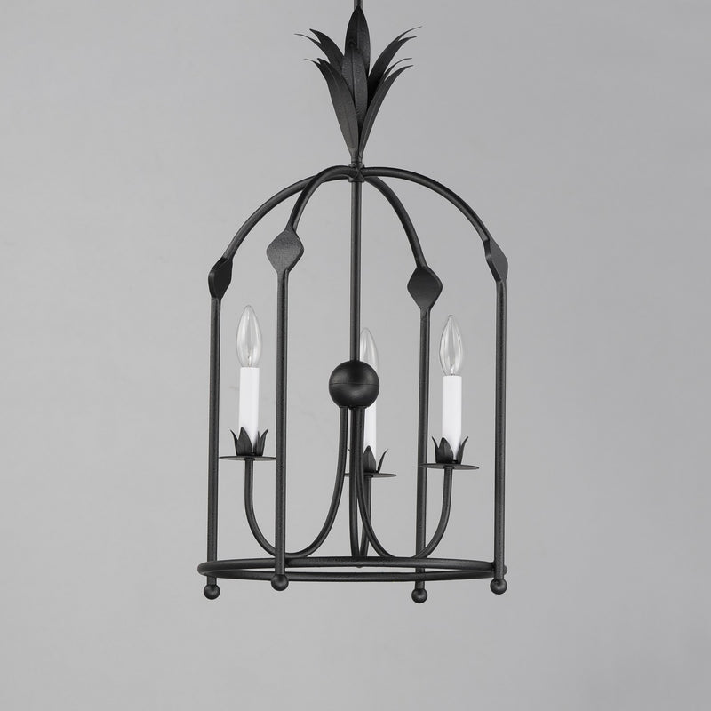 Maxim 2884AR Three Light Foyer Pendant, Anthracite