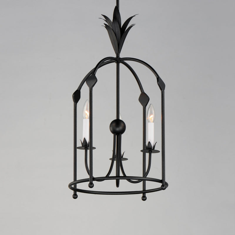 Maxim 2884AR Three Light Foyer Pendant, Anthracite