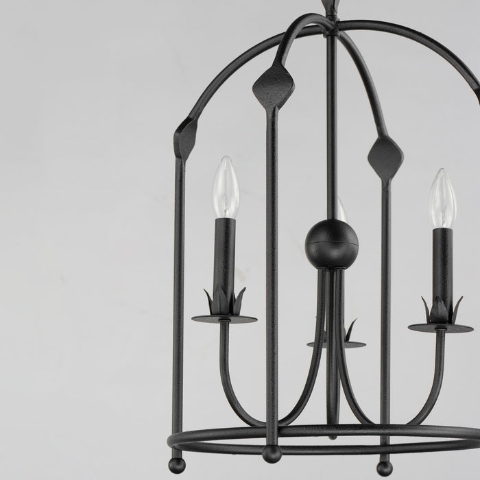Maxim 2884AR Three Light Foyer Pendant, Anthracite