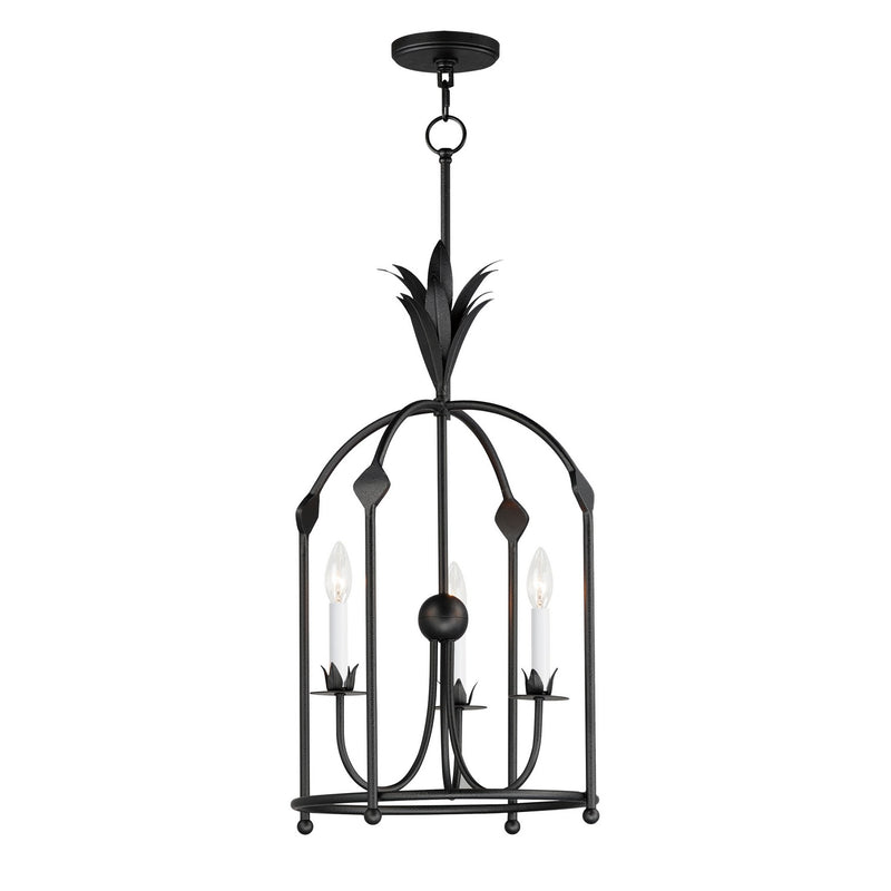 Maxim 2884AR Three Light Foyer Pendant, Anthracite