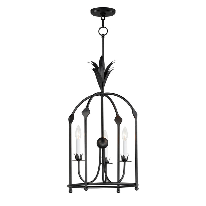 Maxim 2884AR Three Light Foyer Pendant, Anthracite
