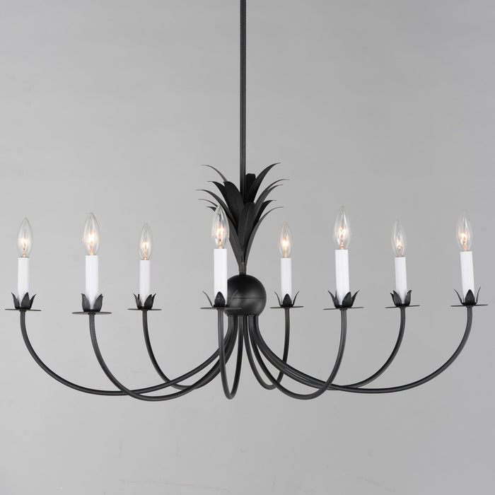 Maxim 2888AR Eight Light Chandelier, Anthracite