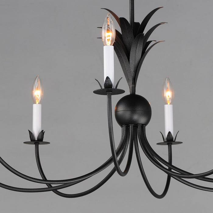 Maxim 2888AR Eight Light Chandelier, Anthracite