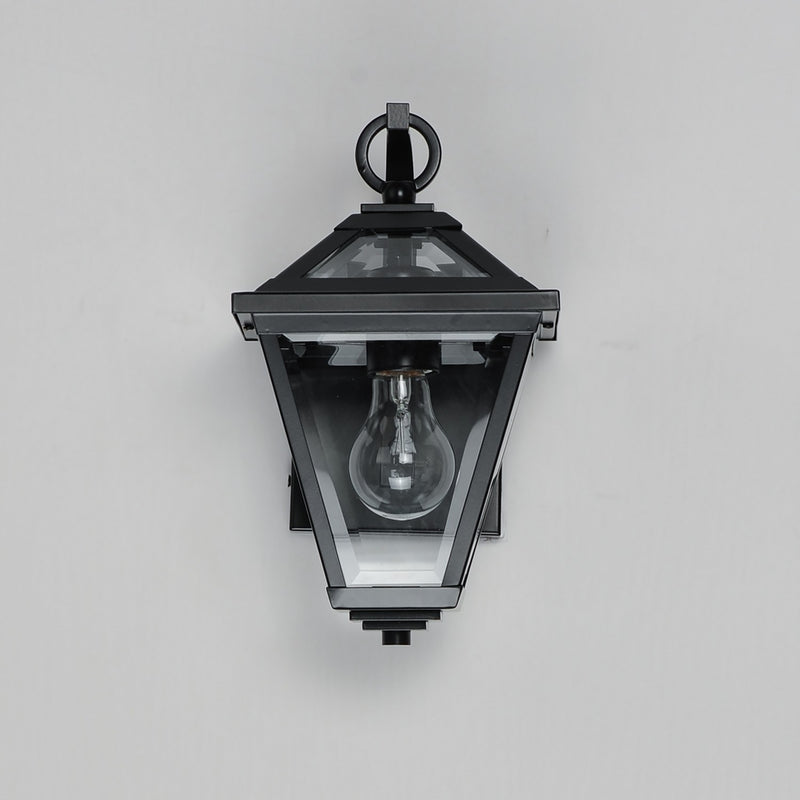 Maxim 30562CLBK One Light Wall Sconce, Black