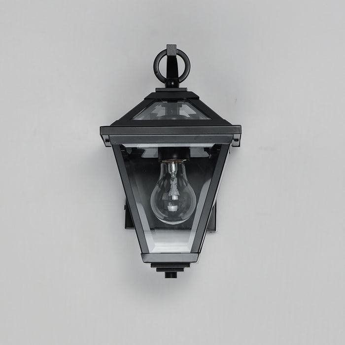 Maxim 30562CLBK One Light Wall Sconce, Black