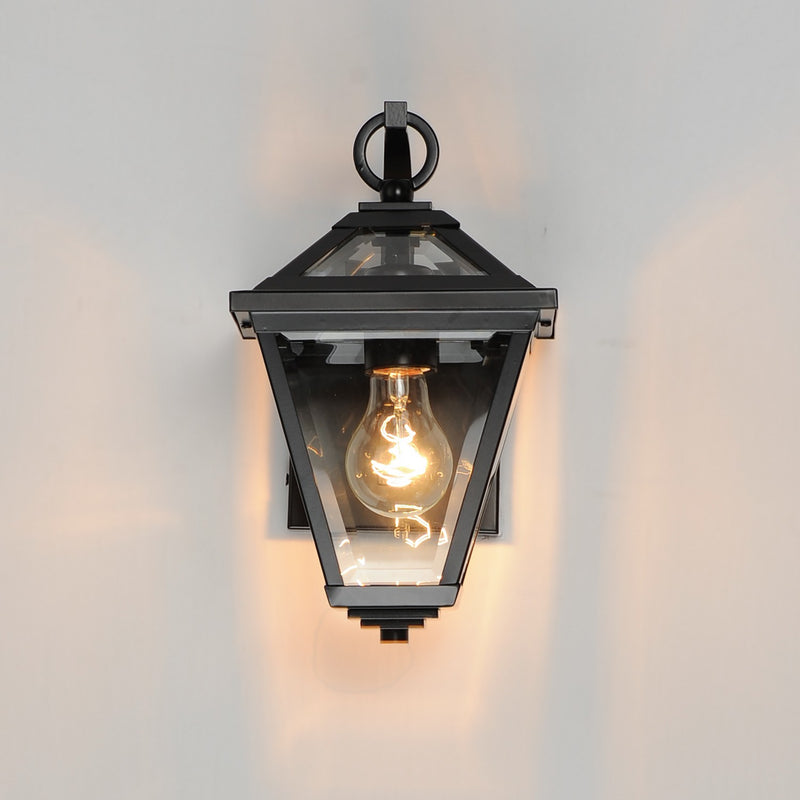 Maxim 30562CLBK One Light Wall Sconce, Black