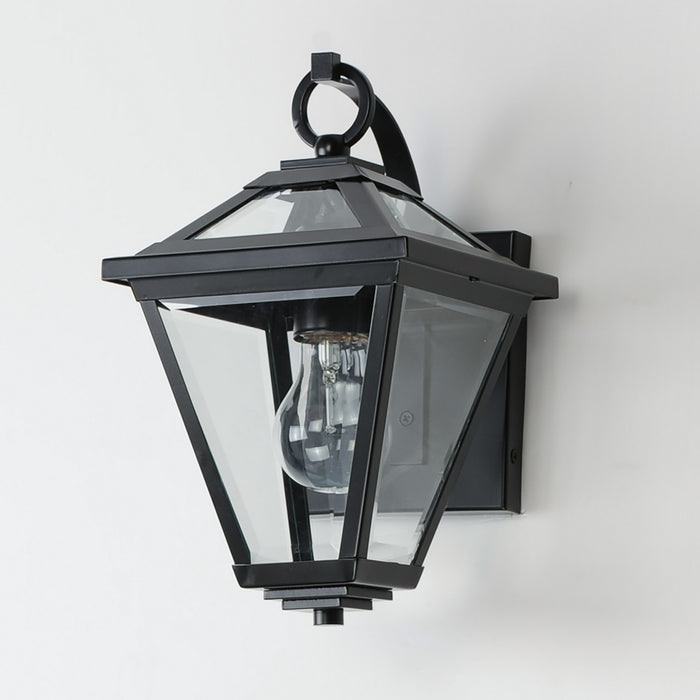 Maxim 30562CLBK One Light Wall Sconce, Black