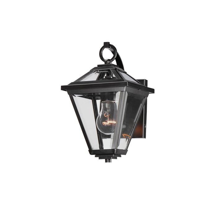 Maxim 30562CLBK One Light Wall Sconce, Black