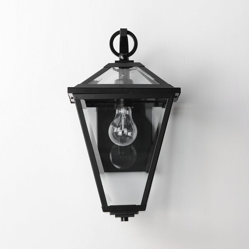Maxim 30564CLBK One Light Wall Sconce, Black