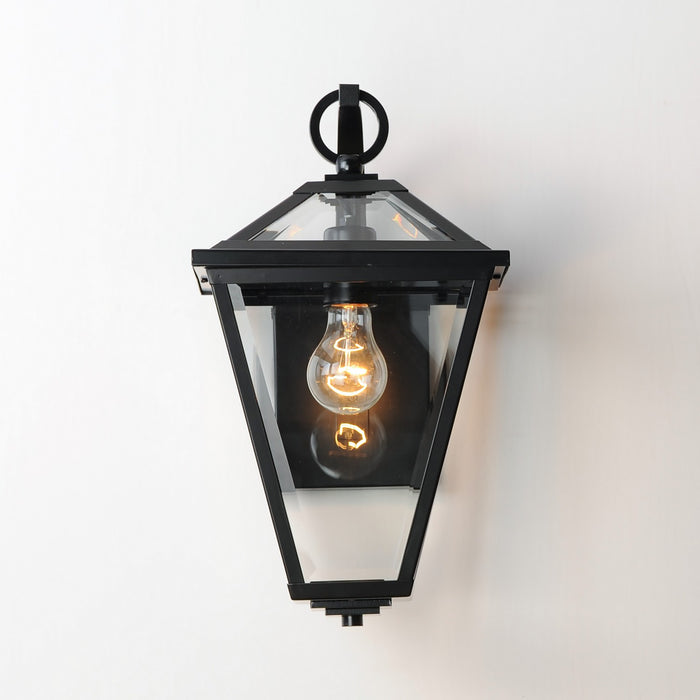 Maxim 30564CLBK One Light Wall Sconce, Black