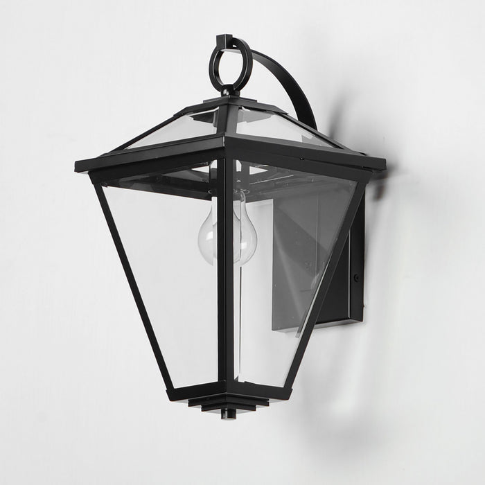 Maxim 30564CLBK One Light Wall Sconce, Black