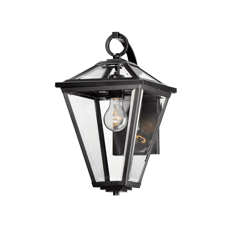 Maxim 30564CLBK One Light Wall Sconce, Black