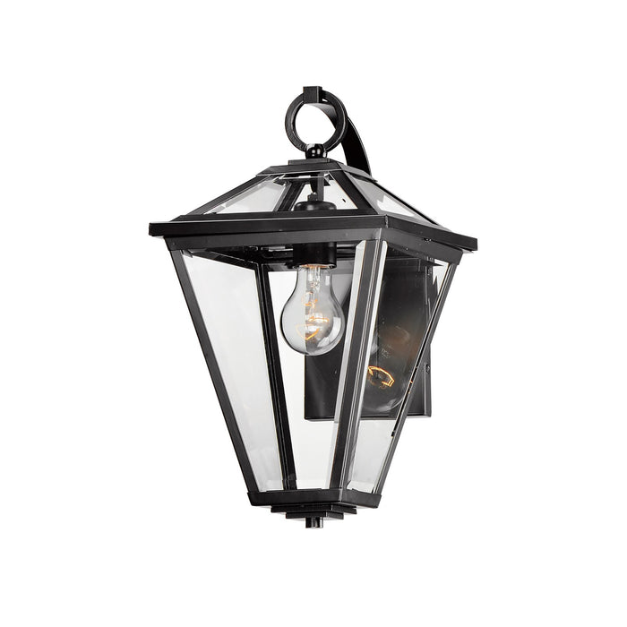 Maxim 30564CLBK One Light Wall Sconce, Black