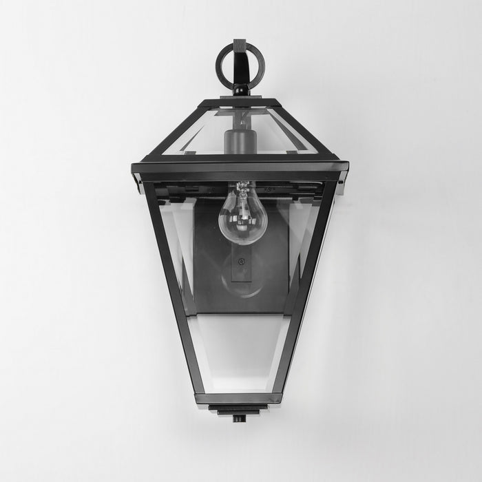 Maxim 30566CLBK One Light Wall Sconce, Black
