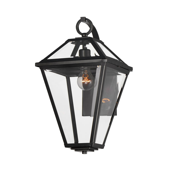 Maxim 30566CLBK One Light Wall Sconce, Black