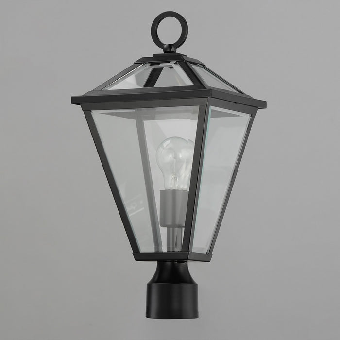 Maxim 30568CLBK One Light Post Lantern, Black