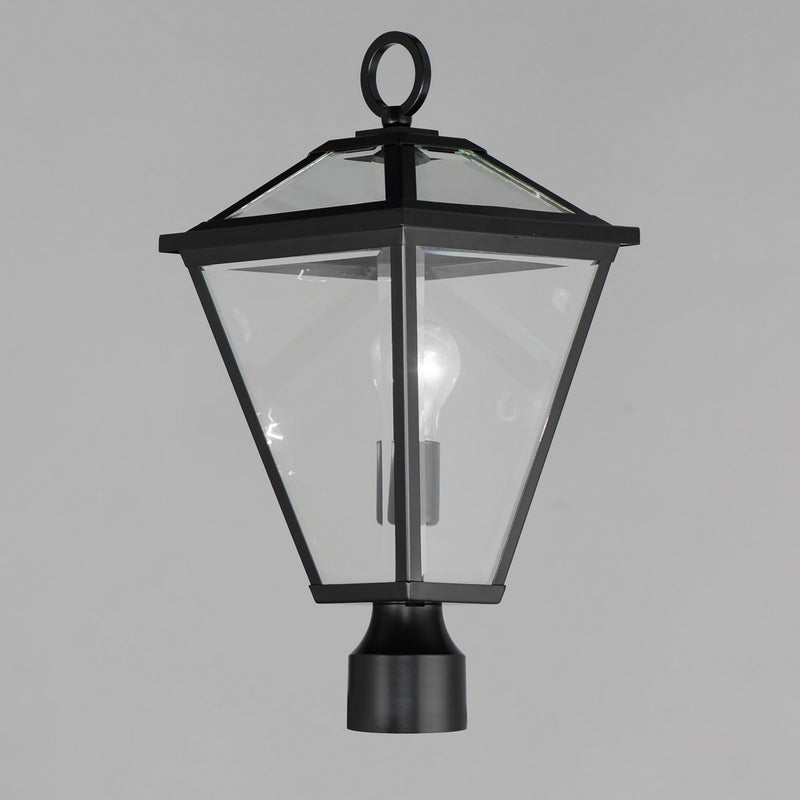 Maxim 30568CLBK One Light Post Lantern, Black