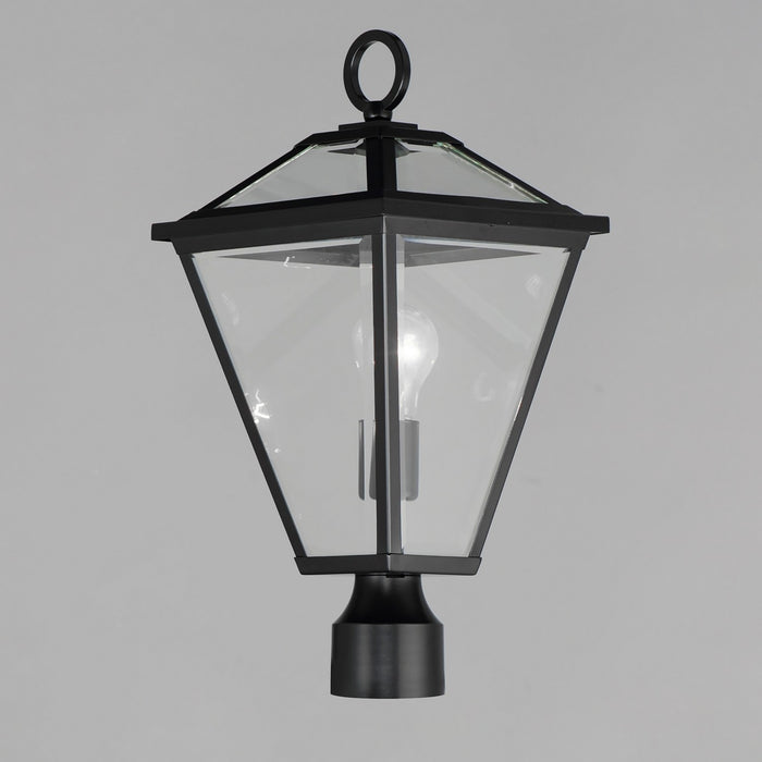 Maxim 30568CLBK One Light Post Lantern, Black