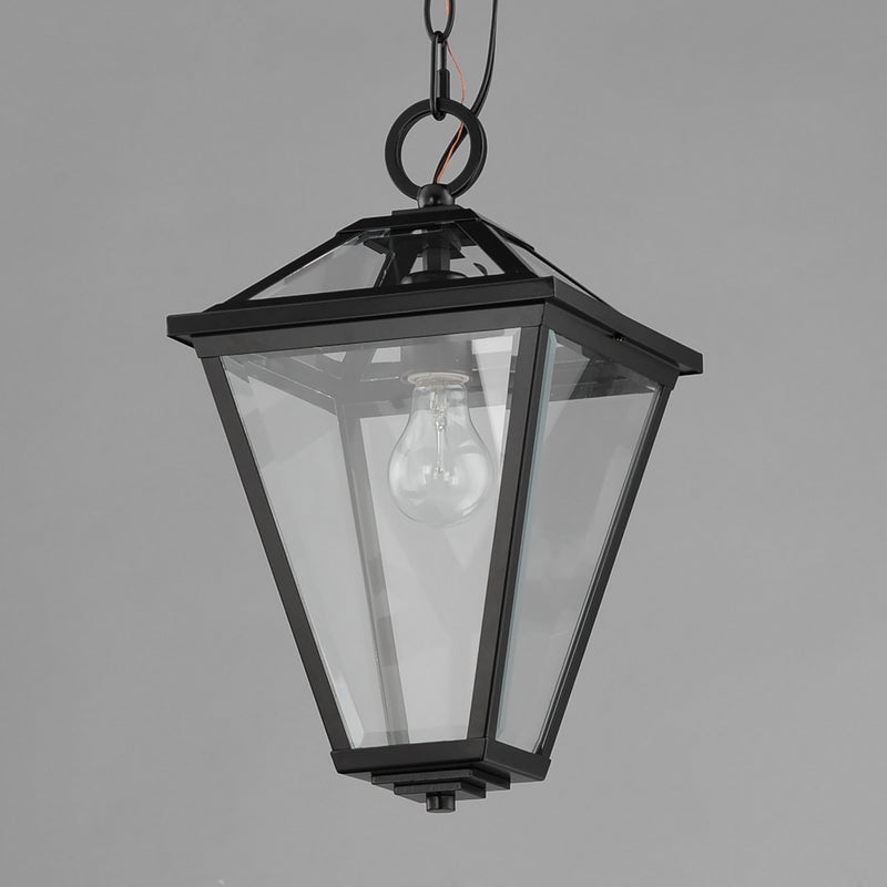 Maxim 30569CLBK One Light Pendant, Black
