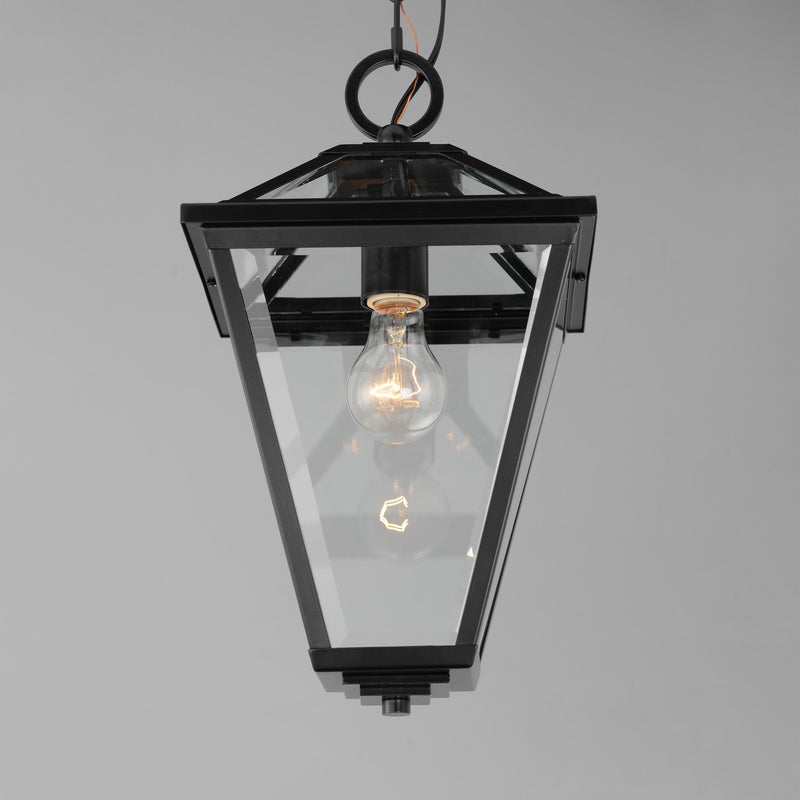 Maxim 30569CLBK One Light Pendant, Black