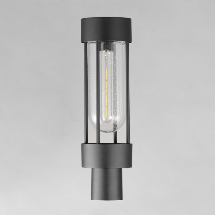 Maxim 30580CDBK One Light Outdoor Post/Pier Mount, Black