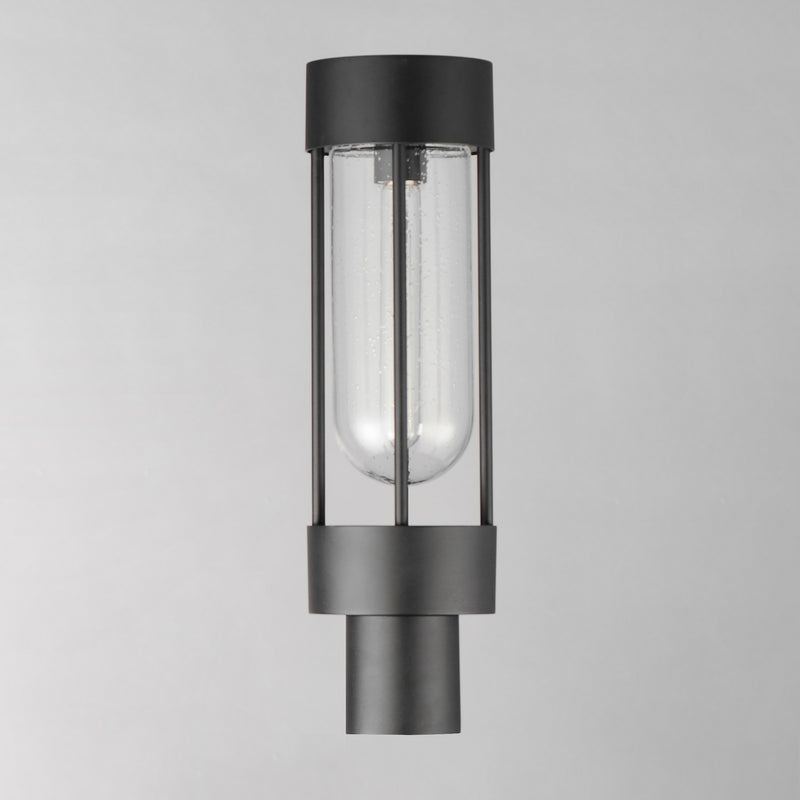 Maxim 30580CDBK One Light Outdoor Post/Pier Mount, Black