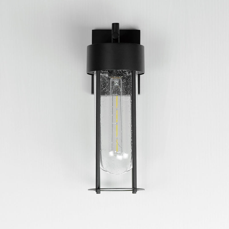 Maxim 30582CDBK One Light Outdoor Wall Sconce, Black