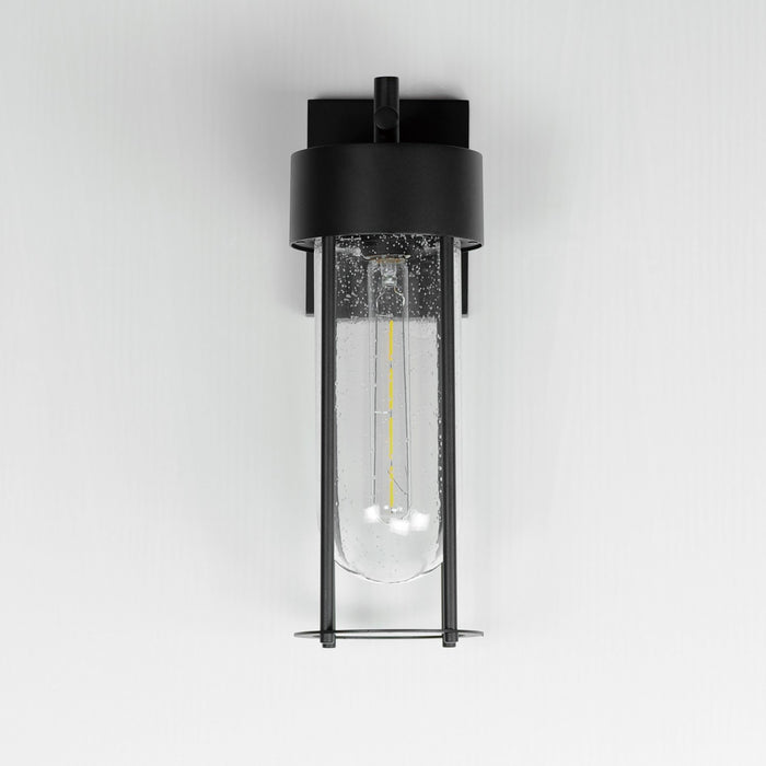 Maxim 30582CDBK One Light Outdoor Wall Sconce, Black
