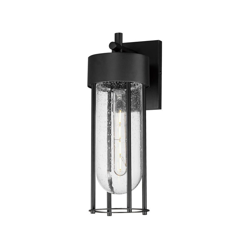 Maxim 30582CDBK One Light Outdoor Wall Sconce, Black