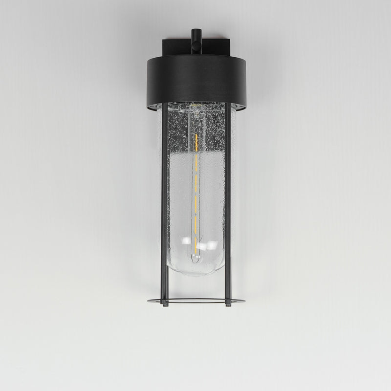 Maxim 30584CDBK One Light Outdoor Wall Sconce, Black