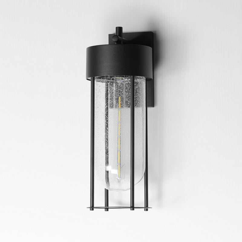 Maxim 30584CDBK One Light Outdoor Wall Sconce, Black