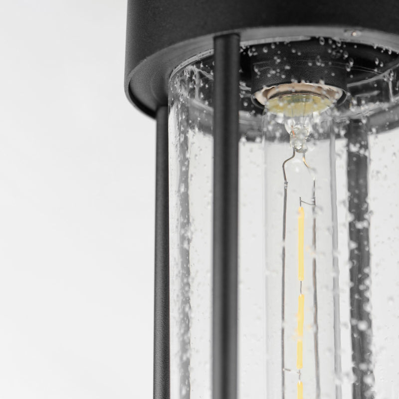 Maxim 30587CDBK One Light Outdoor Pendant, Black