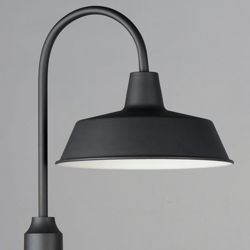 Maxim 35010BK One Light Post Lantern, Black