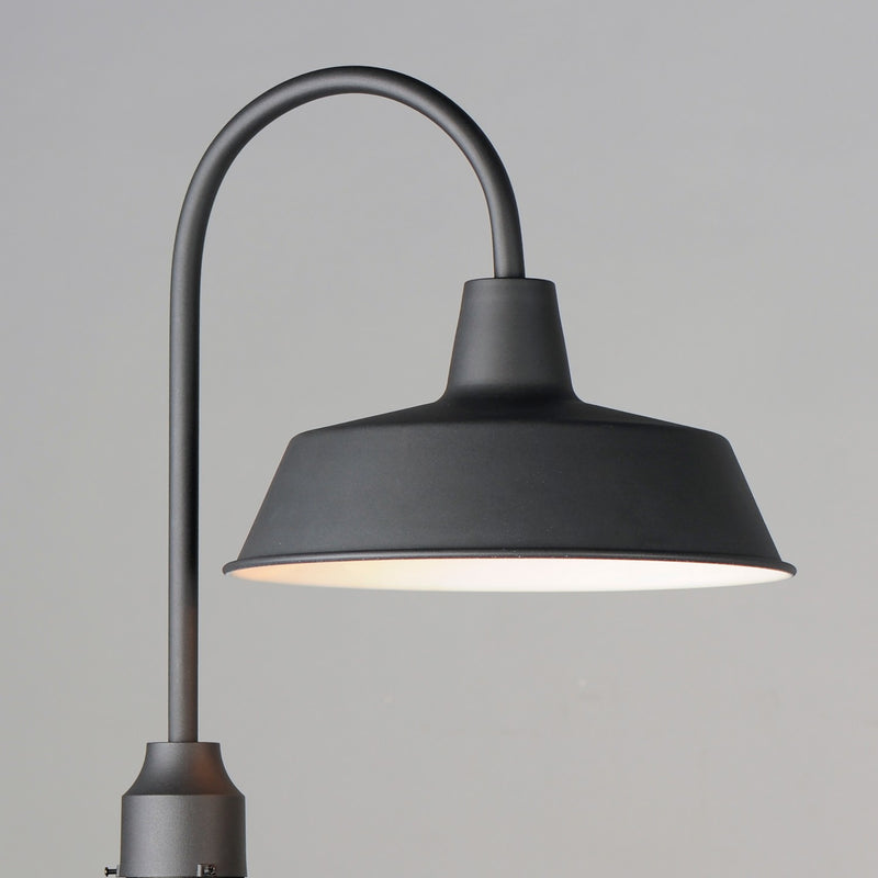 Maxim 35010BK One Light Post Lantern, Black