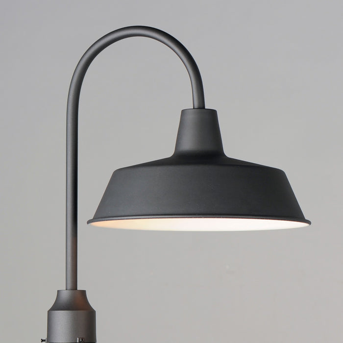 Maxim 35010BK One Light Post Lantern, Black