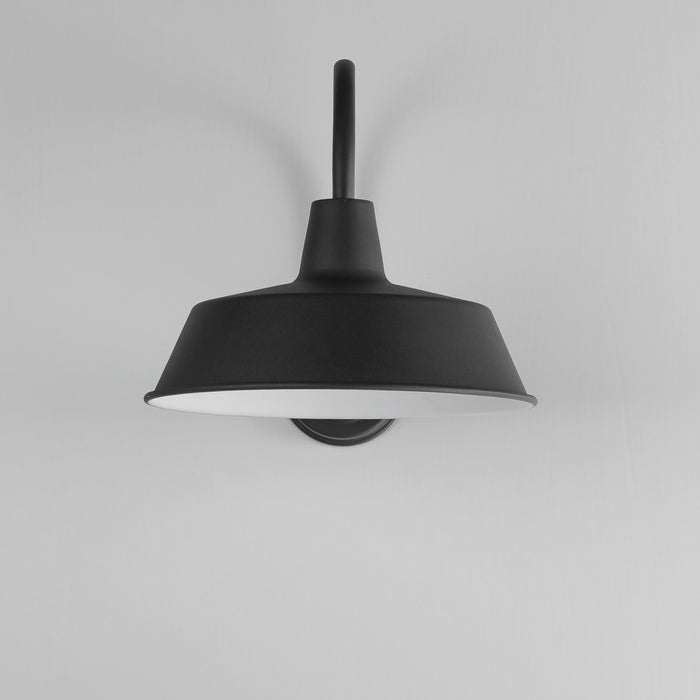 Maxim 35018BK One Light Wall Sconce, Black
