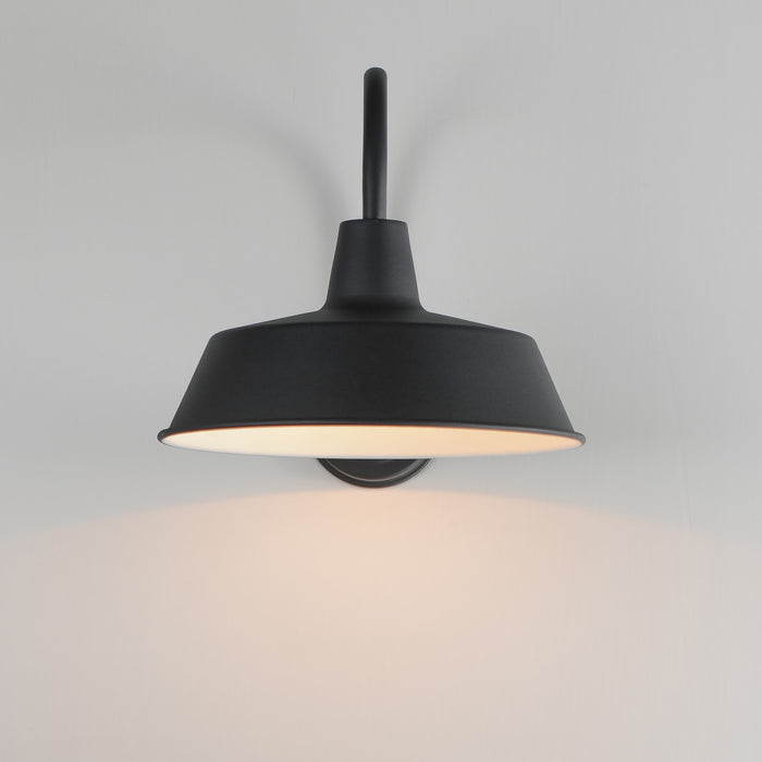 Maxim 35018BK One Light Wall Sconce, Black