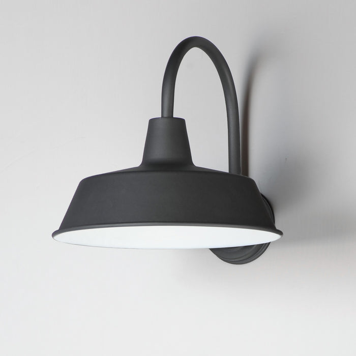 Maxim 35018BK One Light Wall Sconce, Black