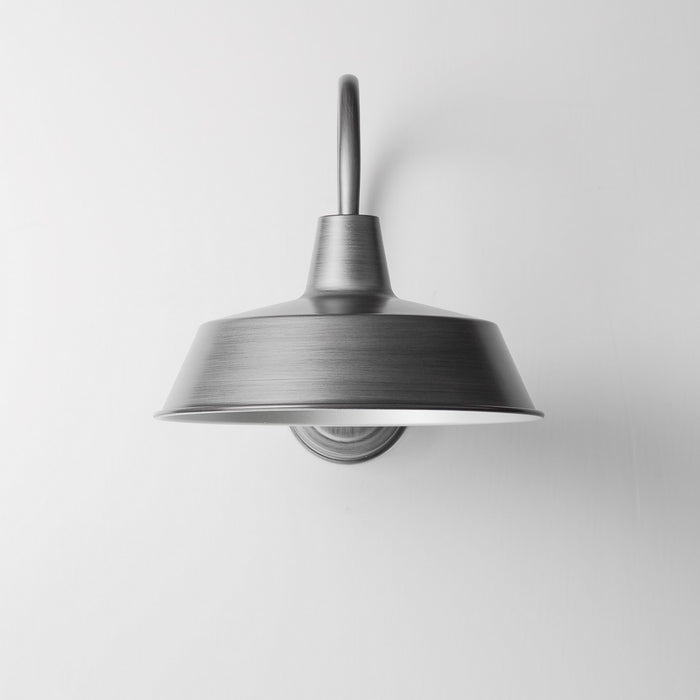 Maxim 35018WZ One Light Wall Sconce, Weathered Zinc