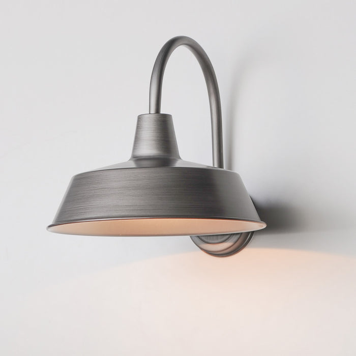 Maxim 35018WZ One Light Wall Sconce, Weathered Zinc