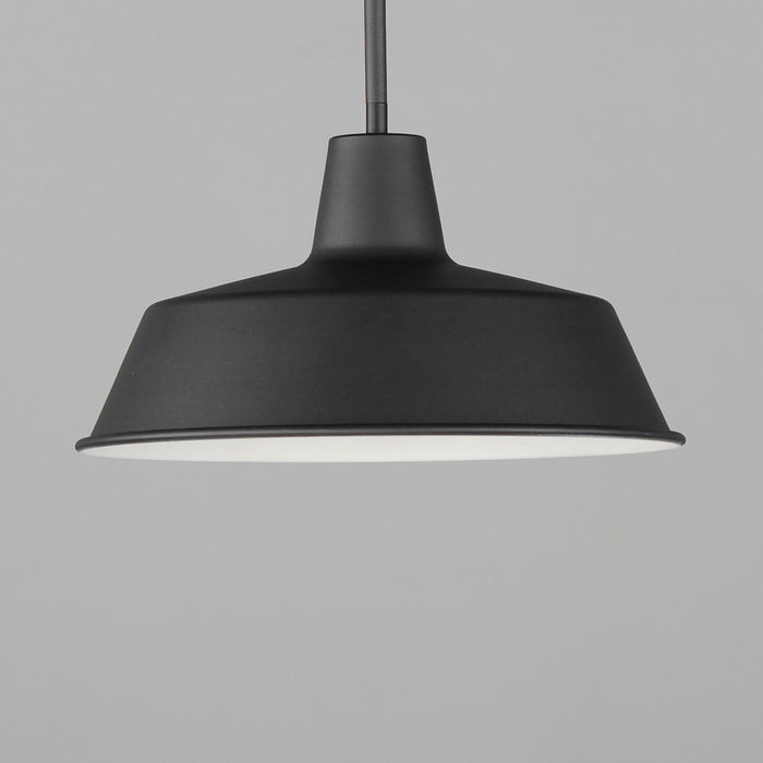 Maxim 35019BK One Light Pendant, Black