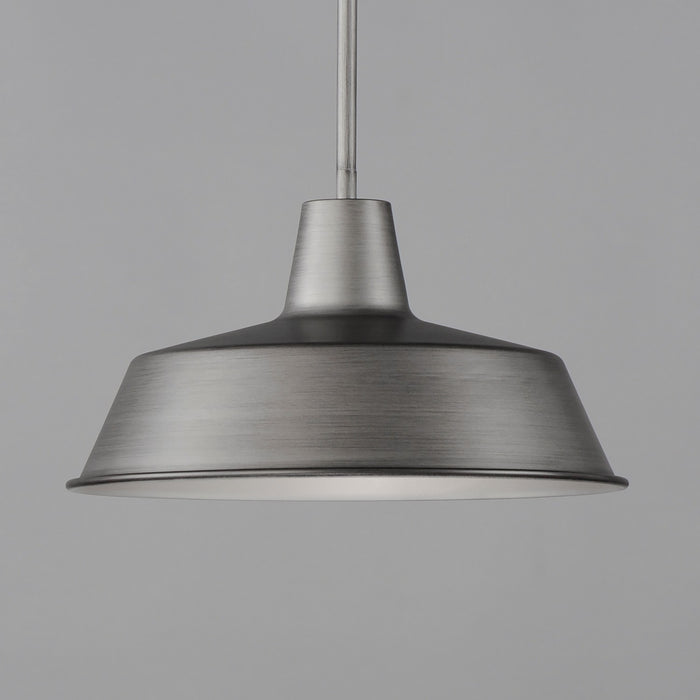 Maxim 35019WZ One Light Pendant, Weathered Zinc