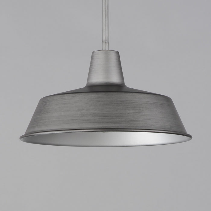 Maxim 35019WZ One Light Pendant, Weathered Zinc