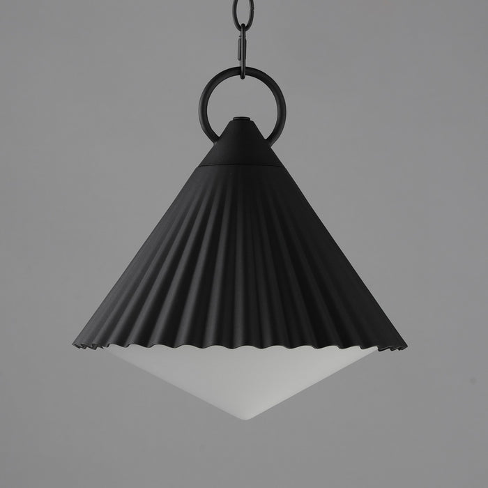 Maxim 35131WTBK One Light Pendant, Black