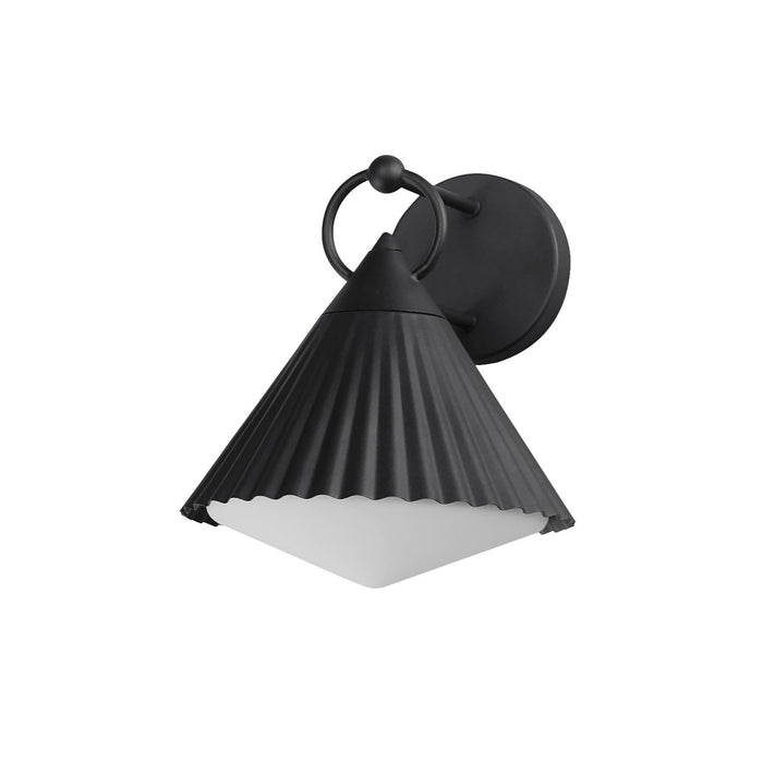 Maxim 35134WTBK One Light Wall Sconce, Black