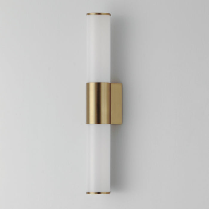 Maxim 52500WTNAB LED Bath Vanity, Natural Aged Brass